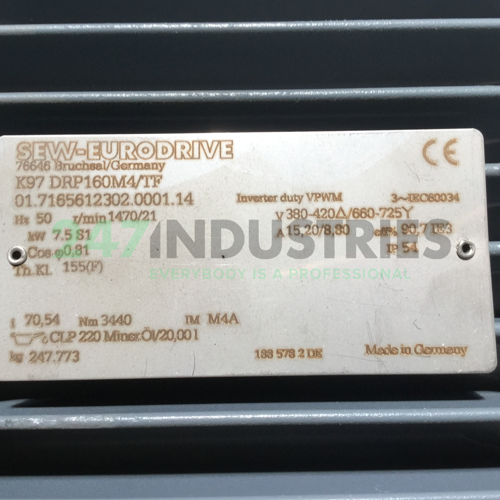 K97/DRP160M4/TF SEW-EURODRIVE Image 4