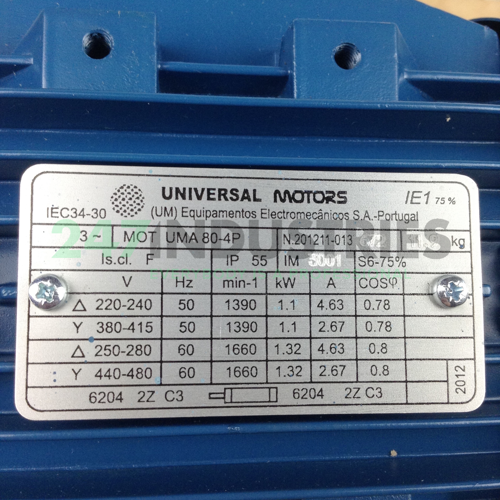 UMA80-4PB14 Universal Motors Image 2