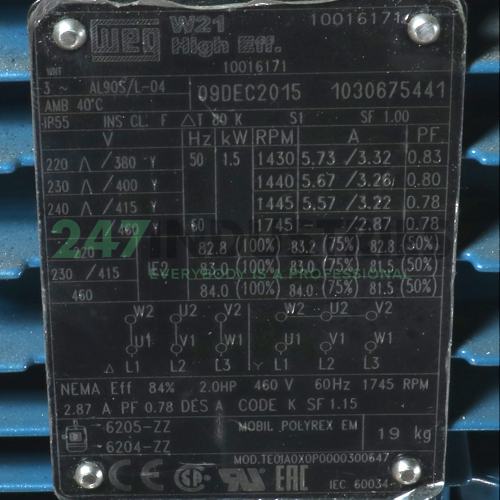 1.5K31AL190S4B3 WEG Image 2