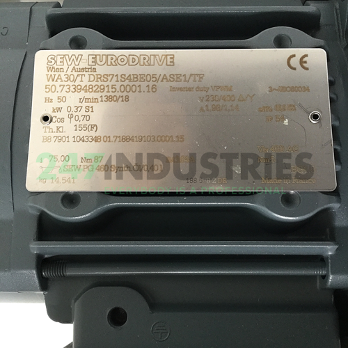 WA30/TDRS71S4BE05/ASE1/TF-I75 SEW-EURODRIVE Image 4