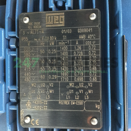 0.25K31CI0714B5 WEG Image 4