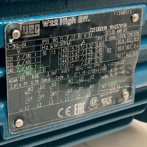 1.5K35CI290L4B5 WEG Image 4