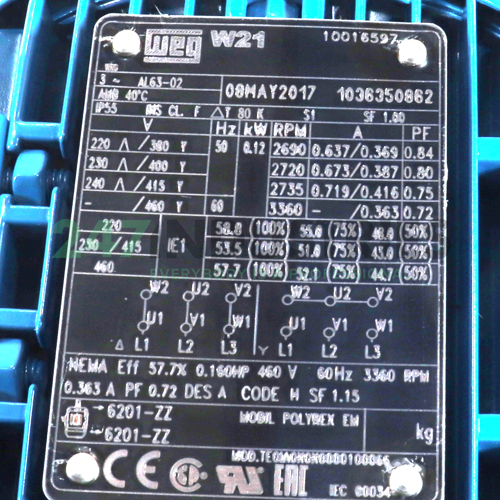 0.12K31AL1632B3 WEG Image 4