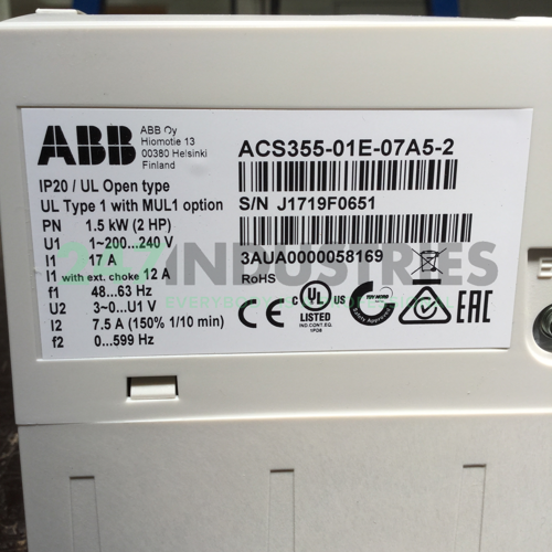 ACS355-01E-07A5-2 ABB Image 4