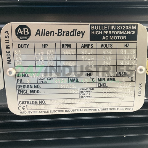 8720SM-007S1CBS3 Allen Bradley Image 4