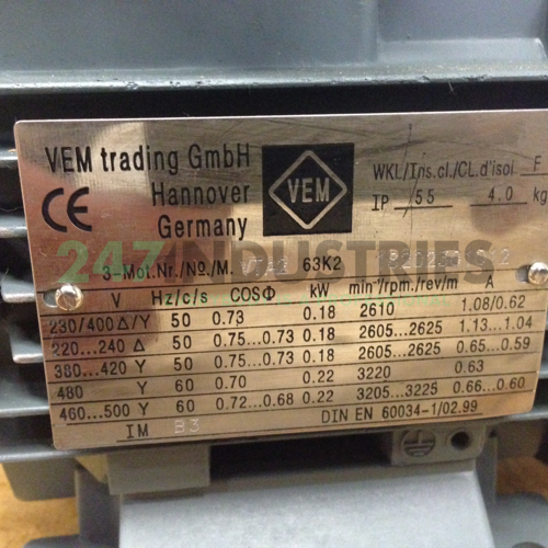 VTA2-63K2B3 VEM Image 2