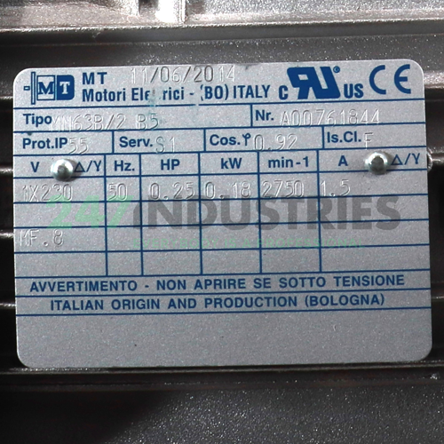 MN63B/2B5 MT Motori Elettrici Image 4