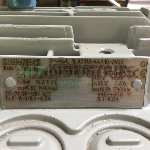 1LA7113-4AA10-Z N00 Siemens Image 4