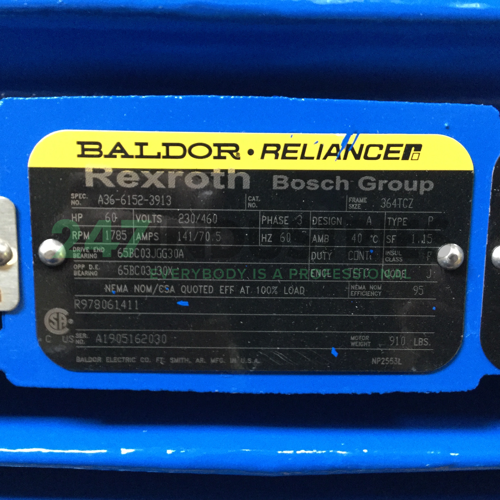 A36-6152-3913 Baldor Image 4