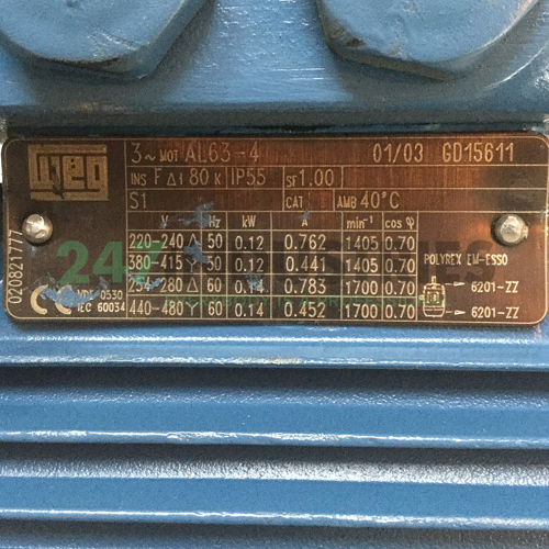 0.12K31AL0634B5 WEG Image 4