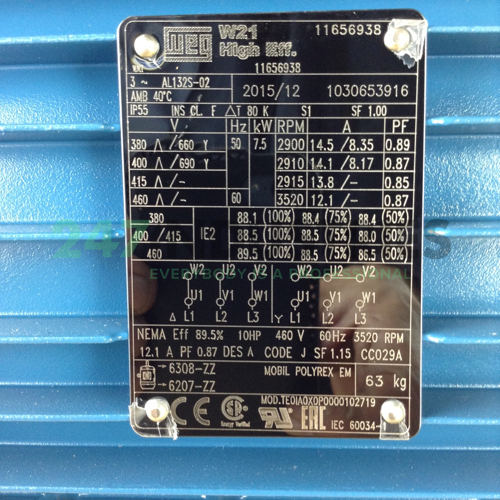 7.5K32AL21322B5 WEG Image 2