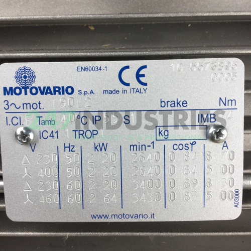 T90L2B14 Motovario Image 2