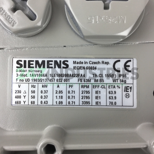 1LE1002-0BA62-2FA4 Siemens Image 2