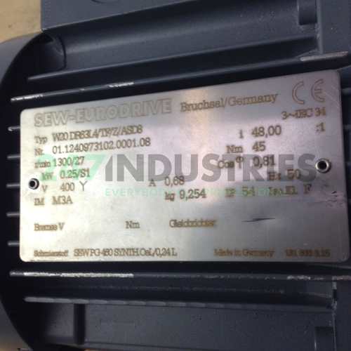 W20DR63L4/TF/Z/ASD8 SEW-EURODRIVE Image 2
