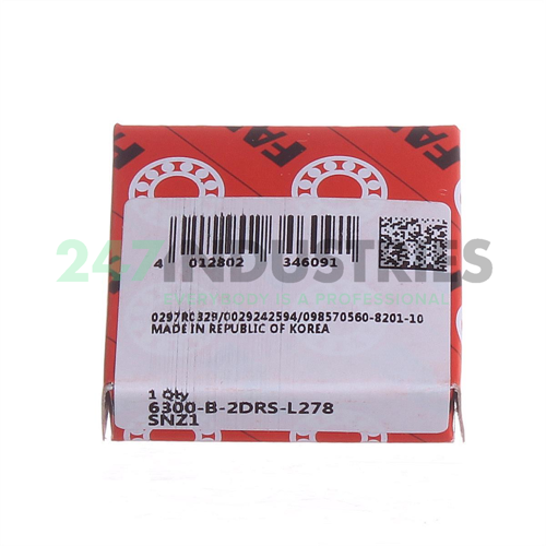 6300-B-2DRS-L278-SNZ1 FAG Image 3