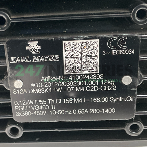 S12ADM63K4TWI168 Karl Mayer Image 4