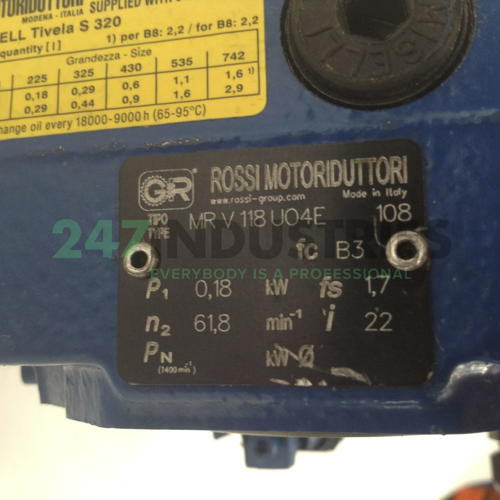 MRV118UO4E-F063B4B14/ Rossi Image 2