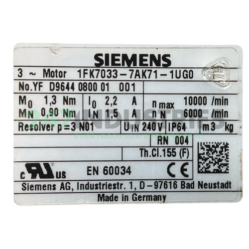 1FK7033-7AK71-1UGO Siemens Image 6