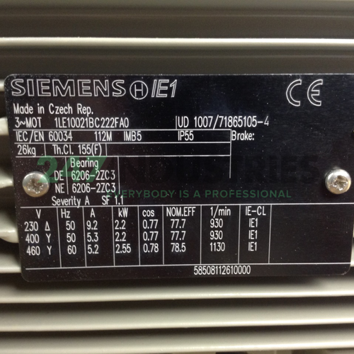 1LE1002-1BC22-2FA0 Siemens Image 2