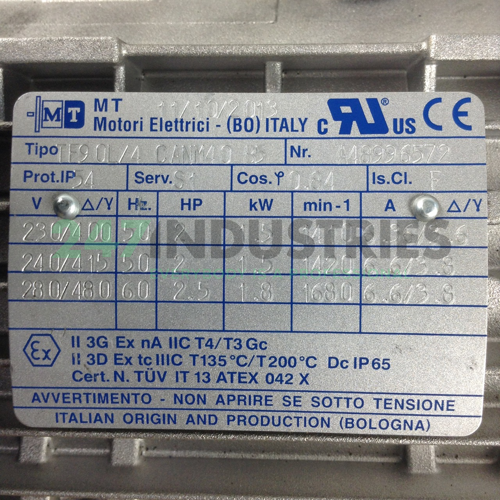 TF90L/4-CANM40-B5 MT Motori Elettrici Image 2