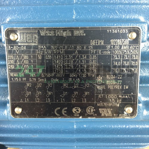 0.55K31AL2804B3 WEG Image 2