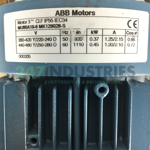 MU80A19-6-B3 ABB Image 2