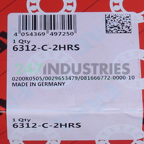 6312-C-2HRS FAG Image 5