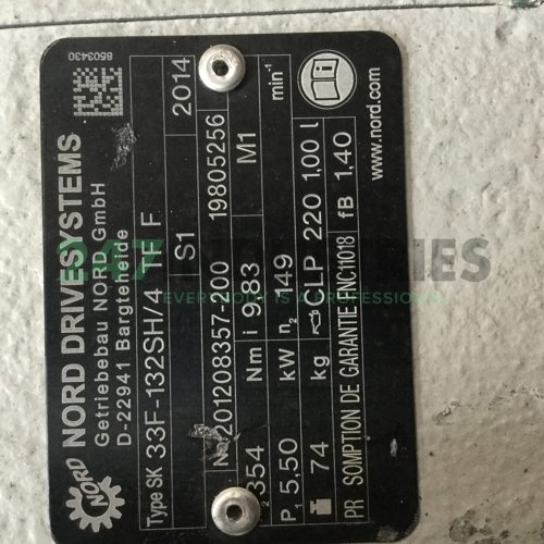 SK33F-132SH/4TFF Nord Drive Systems Image 4