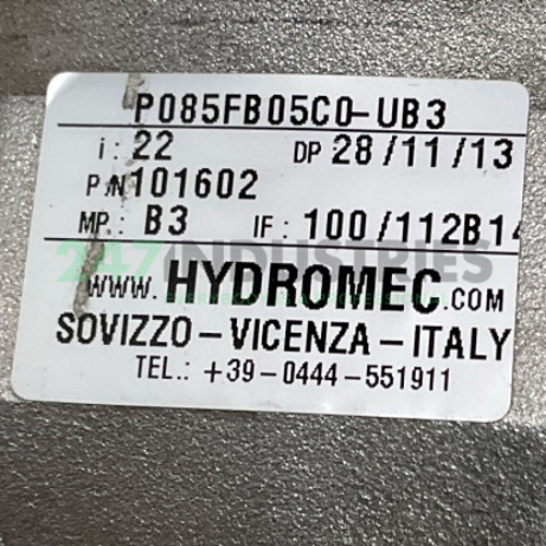 P085FB05C0-UB3 Hydro-Mec Image 4
