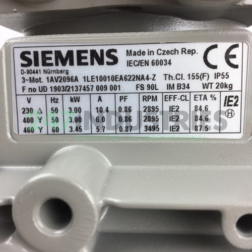1LE1001-0EA62-2NA4-Z Siemens Image 2