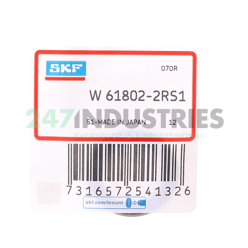W61802-2RS1 SKF Image 2