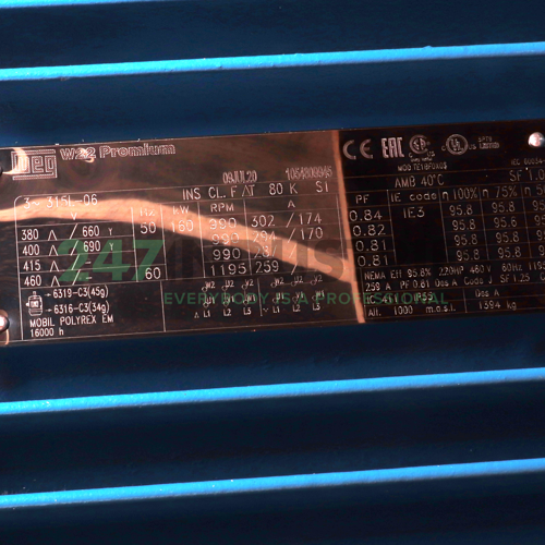 160K32CI3315L6B3 WEG Image 4