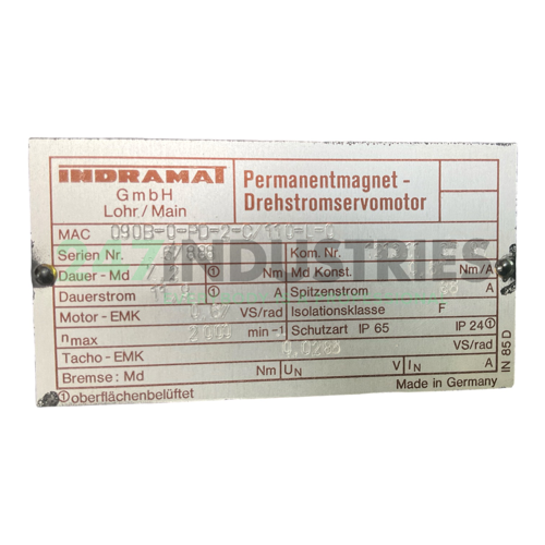 MAC090B-0-PD-2-C/110- Indramat Image 4