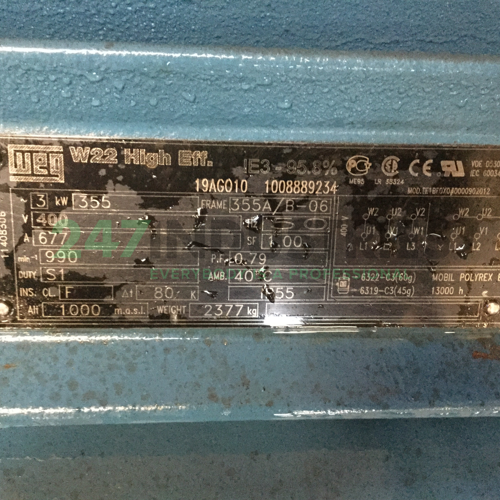 355K32CI3355A/B6B3 WEG Image 4