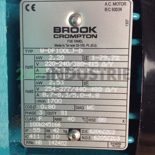 W-DF100LJ-D-B5 Brook Crompton Image 2