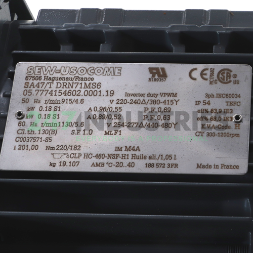 SA47T/DRN71MS6 SEW-EURODRIVE Image 2