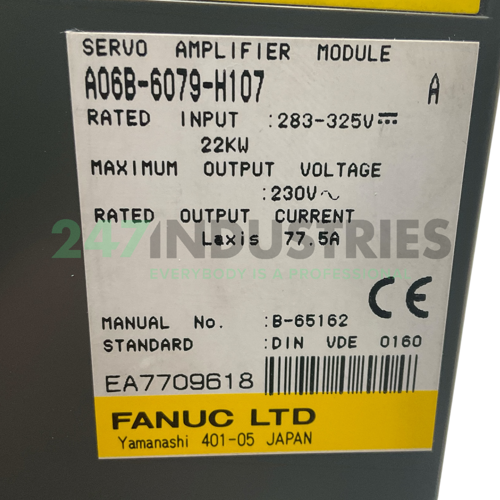 A06B-6079-H107 Fanuc Image 4