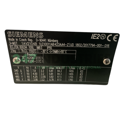 1LE1001-1AB42-3AA4-Z Siemens Image 4