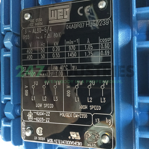 0.55K32AL0806/4B3 WEG Image 4