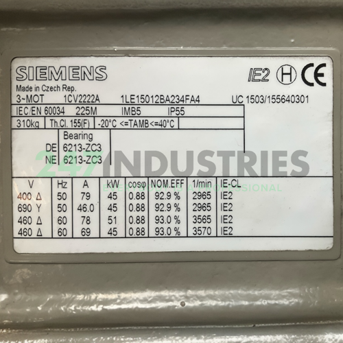 1LE1501-2BA23-4FA4 Siemens Image 4