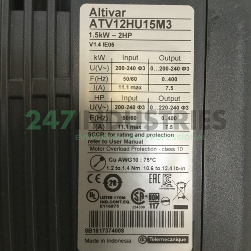 ATV12HU15M3 Schneider Electric Image 4