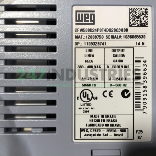 CFW500D24P0T4DB20C3H00 WEG Image 4