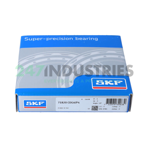 71820CDGA/P4 SKF Image 3
