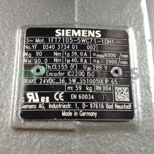 1FT7105-5WC71-1DH1 Siemens Image 2