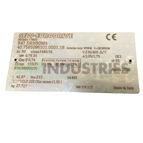 R47DRN80M4 SEW-EURODRIVE Image 4