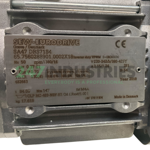 SA47DRS71S4 SEW-EURODRIVE Image 4