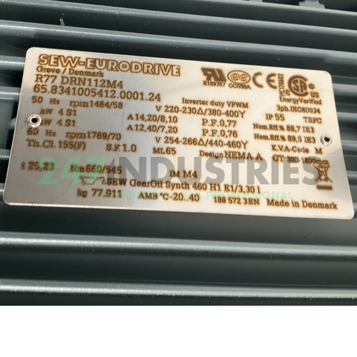 R77DRN112M4 SEW-EURODRIVE Image 4