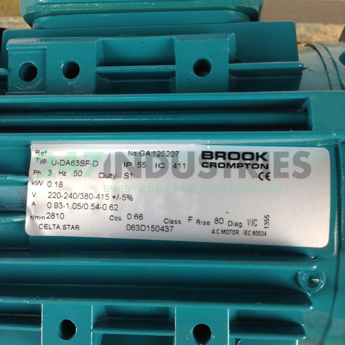 U-DA63SF-D-2PB5 Brook Crompton Image 2