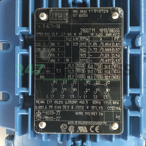 0.25K31AL1716B14 WEG Image 4