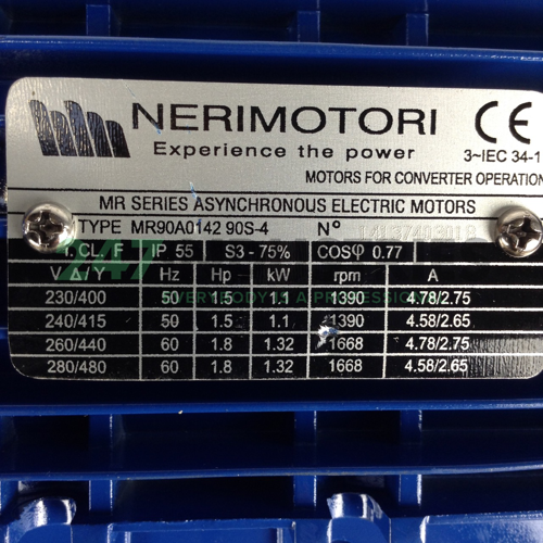 MR90A0142-90S-4-B14 Neri Motori Image 2